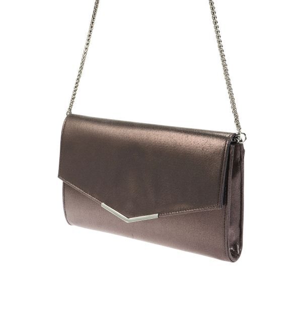 LAGUNAMOON「LADYメタルシャインクラッチバッグ」|クラッチバッグ|