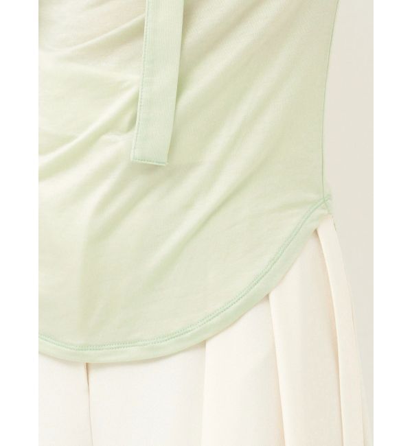 LAGUNAMOON「ドレープボウタイカットトップス」|Tシャツ・カットソー|