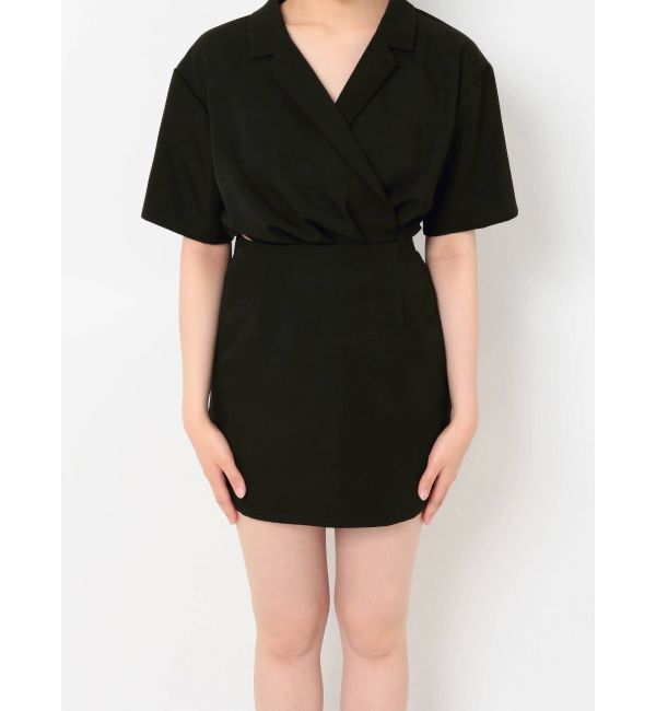 EVRIS「バックオープンミニワンピース」|ワンピース|