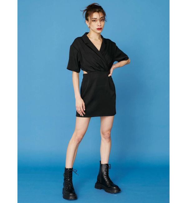 EVRIS「バックオープンミニワンピース」|ワンピース|