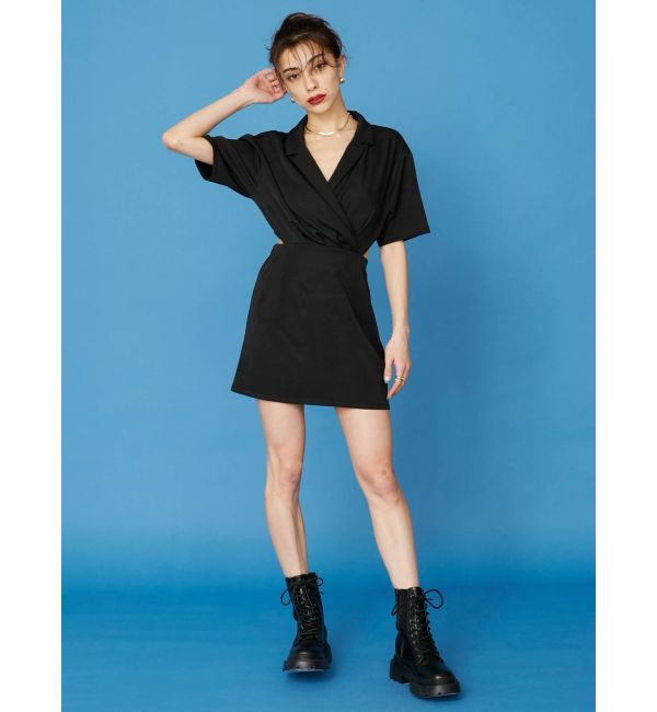 EVRIS「バックオープンミニワンピース」|ワンピース|