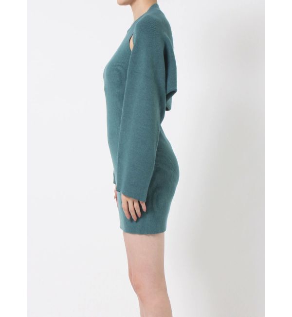 EVRIS「ボレロセットニットワンピース」|ワンピース|