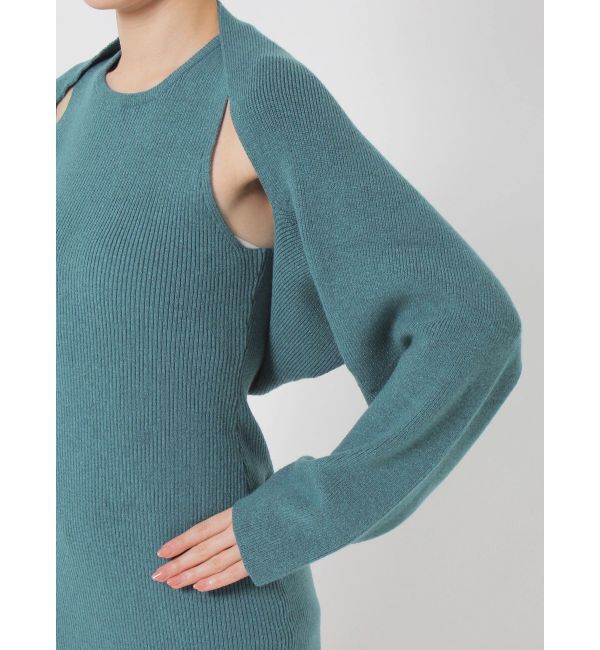 EVRIS「ボレロセットニットワンピース」|ワンピース|