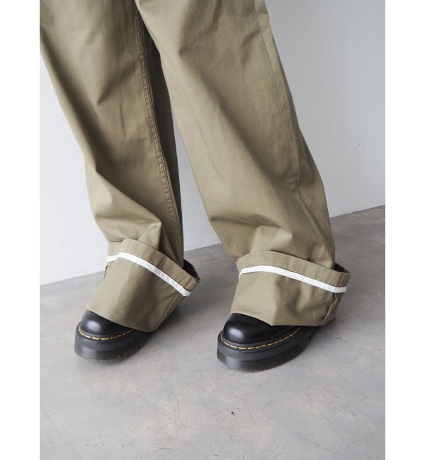 EVRIS「ロールアップタックワイドパンツ」|その他|