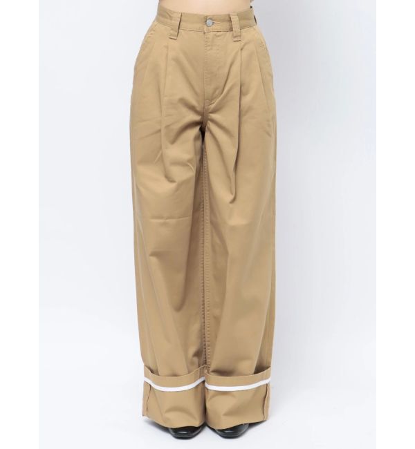 EVRIS「ロールアップタックワイドパンツ」|その他|