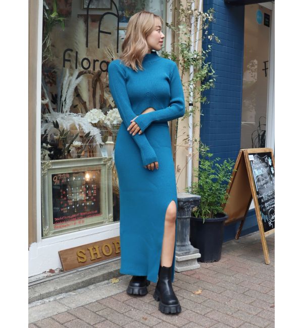 EVRIS「スリットロングニットスカート【セットアップ着用可能】」|スカート|