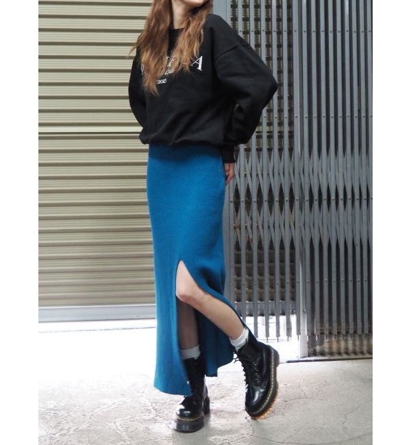 EVRIS「スリットロングニットスカート【セットアップ着用可能】」|スカート|