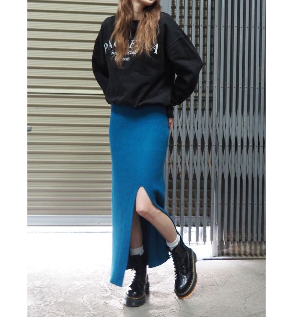 EVRIS「スリットロングニットスカート【セットアップ着用可能】」|スカート|