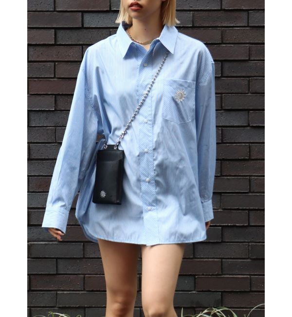 EVRIS「SUNNYストライプオーバーサイズシャツ」|シャツ・ブラウス|