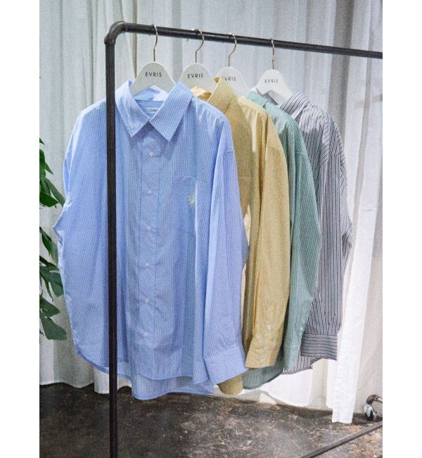EVRIS「SUNNYストライプオーバーサイズシャツ」|シャツ・ブラウス|
