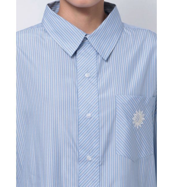 EVRIS「SUNNYストライプオーバーサイズシャツ」|シャツ・ブラウス|