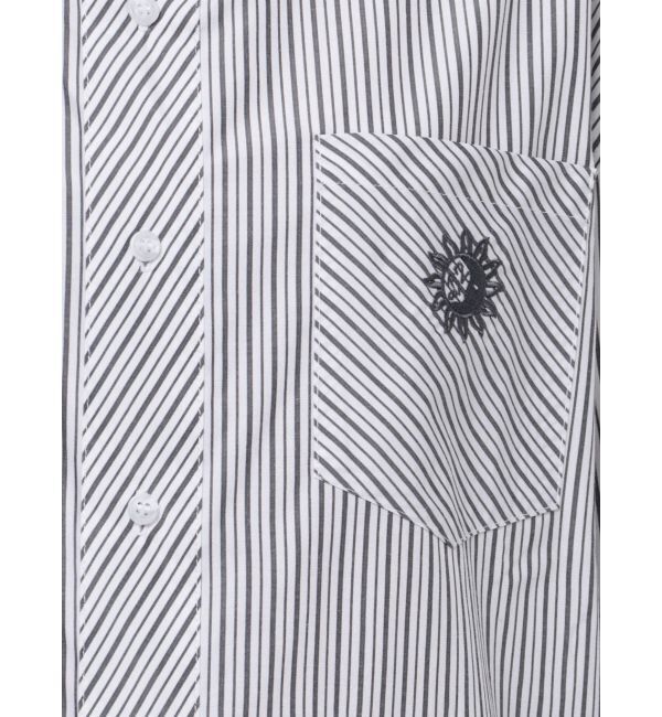 EVRIS「SUNNYストライプオーバーサイズシャツ」|シャツ・ブラウス|