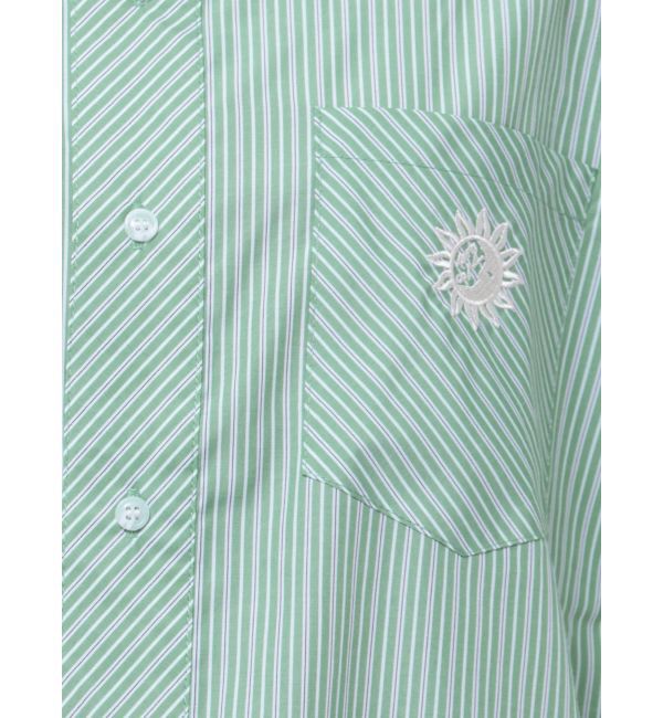 EVRIS「SUNNYストライプオーバーサイズシャツ」|シャツ・ブラウス|