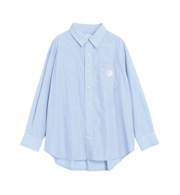 EVRIS「SUNNYストライプオーバーサイズシャツ」|シャツ・ブラウス|