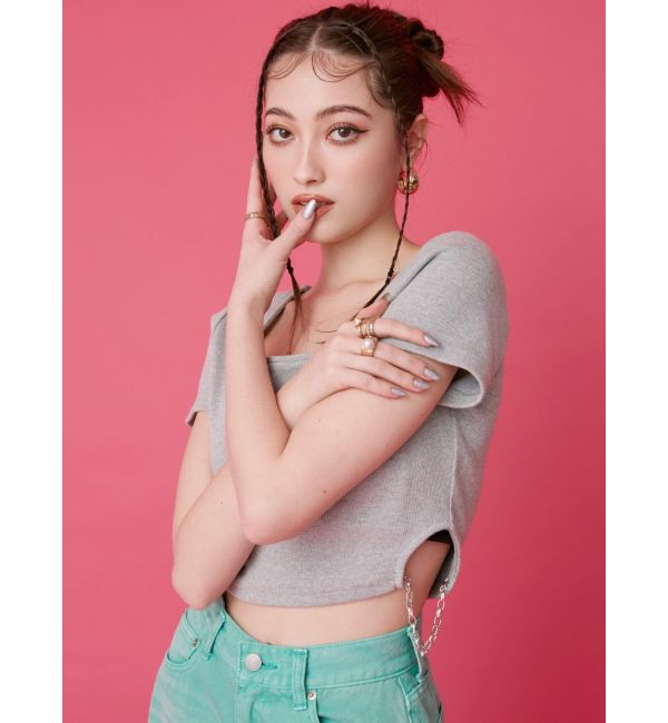 EVRIS「OVER WIDE HOOPピアス」|ピアス|