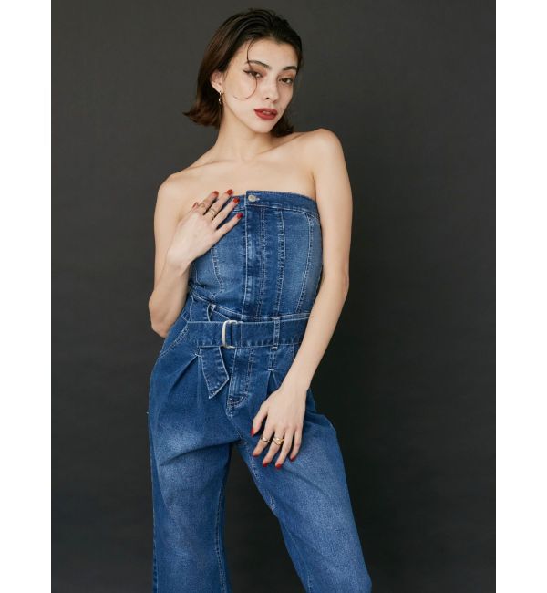 EVRIS「デニムオールインワン」|オールインワン|