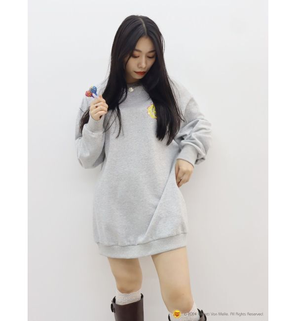 EVRIS「【EVRIS&times;Chupa Chups】ワンポイントトレーナー」|スウェット・ジャージ|