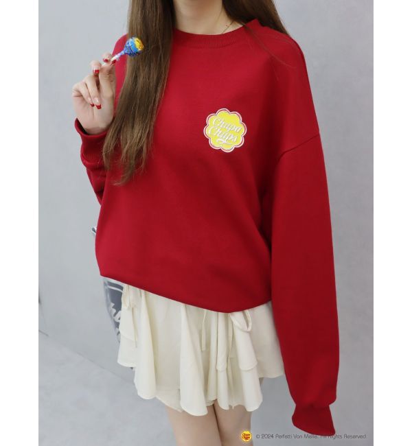 EVRIS「【EVRIS&times;Chupa Chups】ワンポイントトレーナー」|スウェット・ジャージ|