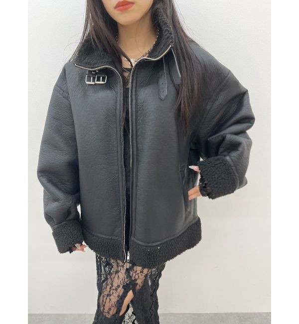 EVRIS「オーバーサイズボアブルゾン」|ブルゾン・スタジャン|