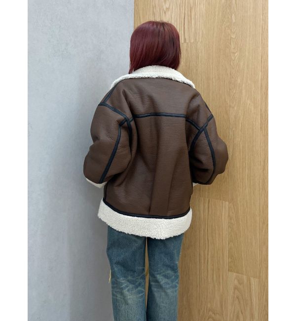 EVRIS「オーバーサイズボアブルゾン」|ブルゾン・スタジャン|