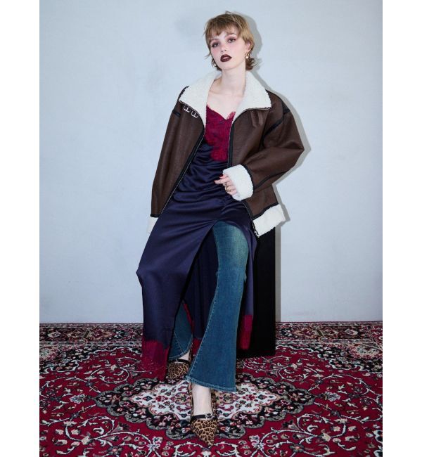 EVRIS「オーバーサイズボアブルゾン」|ブルゾン・スタジャン|