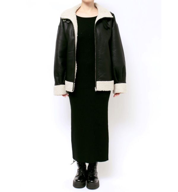 EVRIS「オーバーサイズボアブルゾン」|ブルゾン・スタジャン|