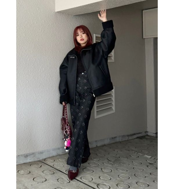 EVRIS「オーバーサイズボアブルゾン」|ブルゾン・スタジャン|