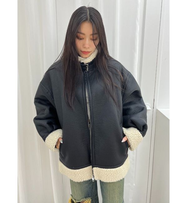 EVRIS「オーバーサイズボアブルゾン」|ブルゾン・スタジャン|