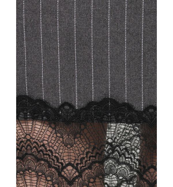 EVRIS「レース切り替えロングスカート」|スカート|