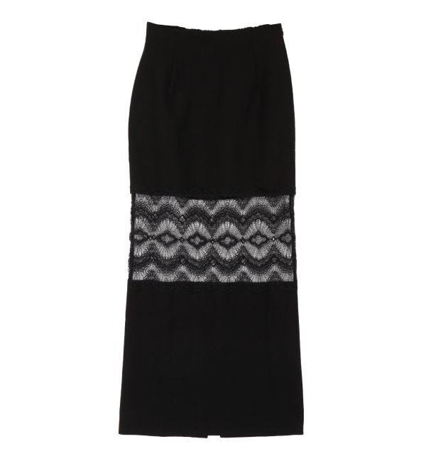 EVRIS「レース切り替えロングスカート」|スカート|