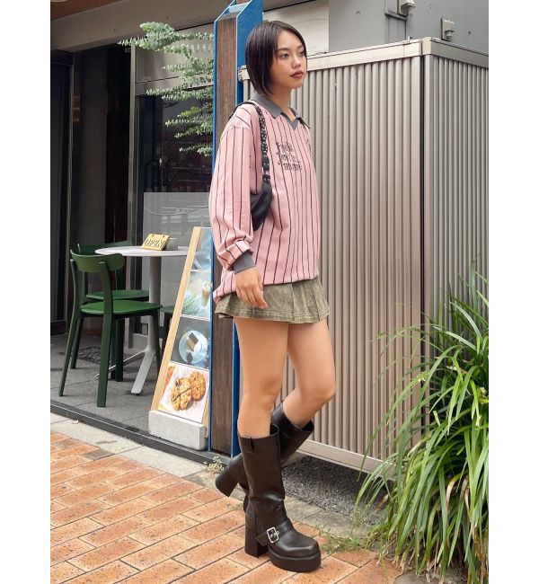 EVRIS「ワイドベルトプリーツミニスカート【セットアップ着用可能】」|スカート|