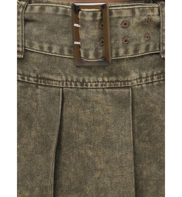 EVRIS「ワイドベルトプリーツミニスカート【セットアップ着用可能】」|スカート|