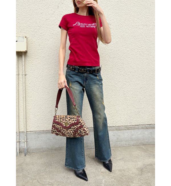 EVRIS「スタッズモチーフアニマルハンドBAG」|ハンドバッグ|