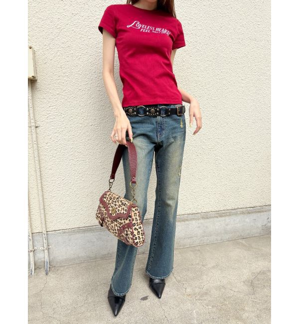 EVRIS「スタッズモチーフアニマルハンドBAG」|ハンドバッグ|