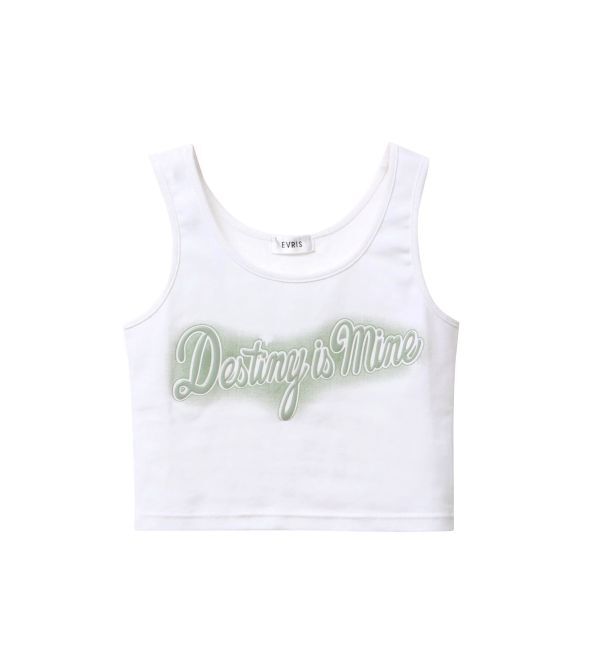 EVRIS「スプレーグラフィックタンクトップ」|タンクトップ|