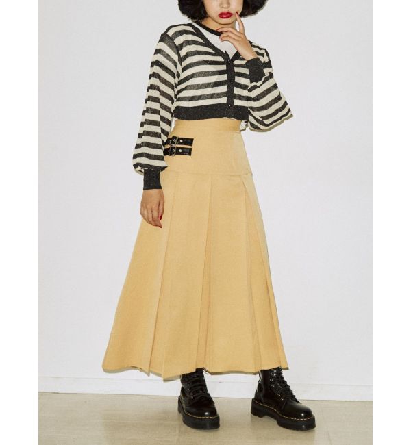 jouetie「ボーダーシアーニットカーデ」|カーディガン|