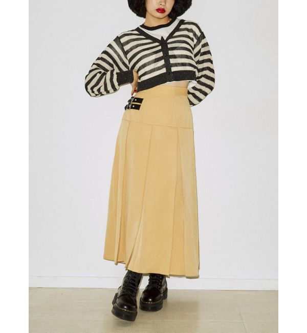 jouetie「ボーダーシアーニットカーデ」|カーディガン|