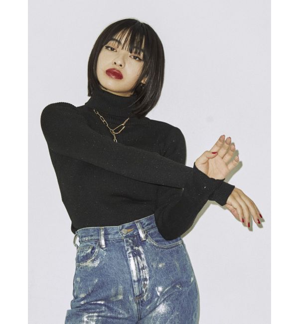 jouetie「ベーシックカラータートルニット」|ニット・セーター|