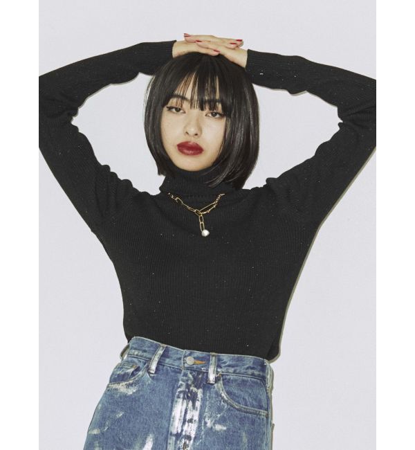 jouetie「ベーシックカラータートルニット」|ニット・セーター|