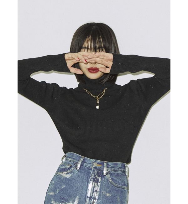 jouetie「ベーシックカラータートルニット」|ニット・セーター|