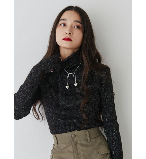 jouetie「ベーシックカラータートルニット」|ニット・セーター|