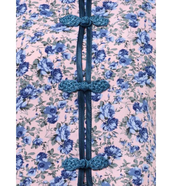 jouetie「ハーフスリーブショルダーフリルショートチャイナシャツ」|シャツ・ブラウス|