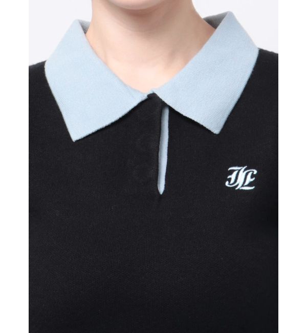 jouetie「ニットポロフィットミニワンピース」|ワンピース|