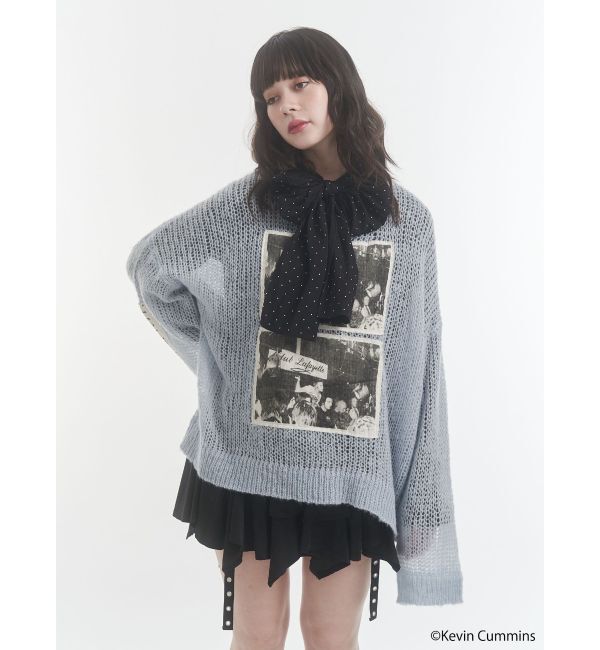jouetie「【KevinCummins&times;jouetie】フォトローゲージニット」|ニット・セーター|