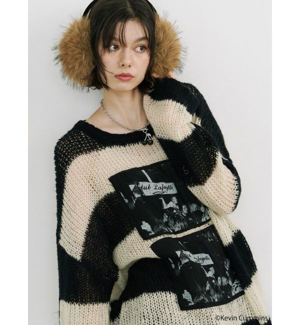 jouetie「【KevinCummins&times;jouetie】フォトローゲージニット」|ニット・セーター|