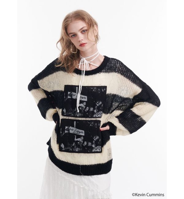 jouetie「【KevinCummins&times;jouetie】フォトローゲージニット」|ニット・セーター|
