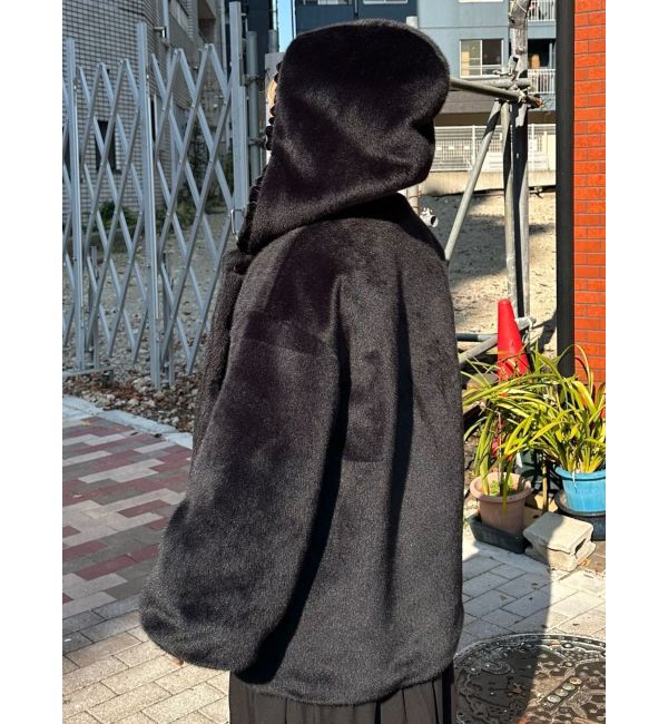 新品同様 merry jenny フリルーフェイクファージャケット フリルカラーフェイクファージャケット[品番：MKSW0047079]｜merry