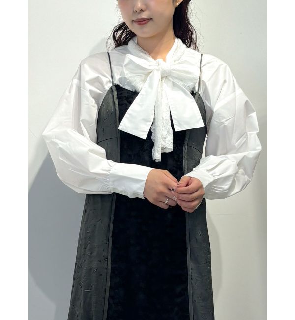 merry jenny「lace ダブルボウタイブラウス」|シャツ・ブラウス|