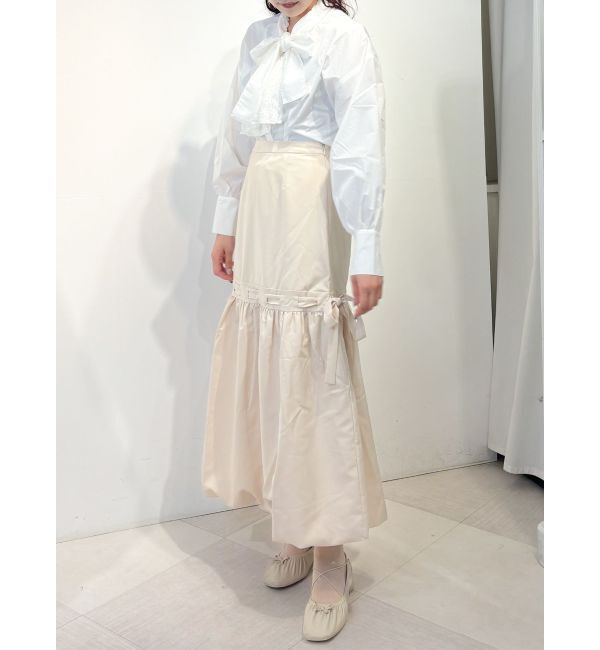 merry jenny「lace ダブルボウタイブラウス」|シャツ・ブラウス|