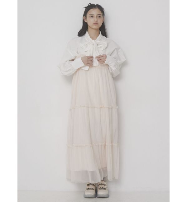 merry jenny「lace ダブルボウタイブラウス」|シャツ・ブラウス|